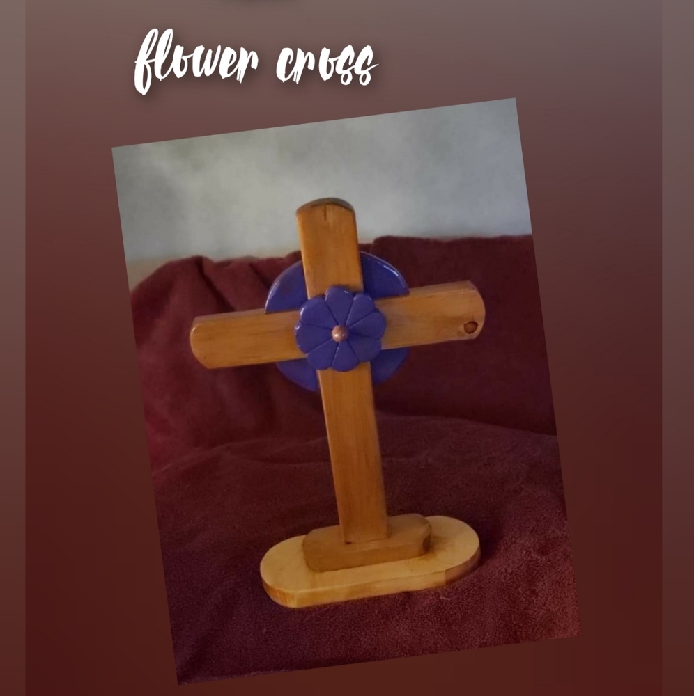 Handmade wooden cross